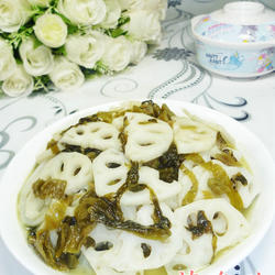 酸菜炒莲藕的做法[图]