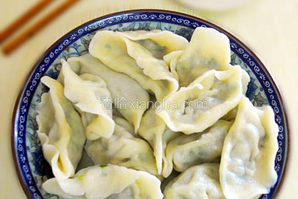 韭菜猪肉水饺
