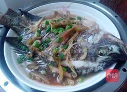 榨菜蒸非洲鲫鱼的做法图解6