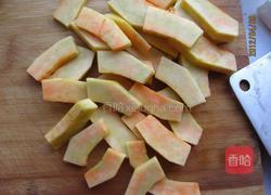 橄榄菜蒸南瓜的做法图解2