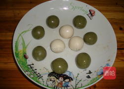 抹茶椰蓉糯米糍的做法图解6