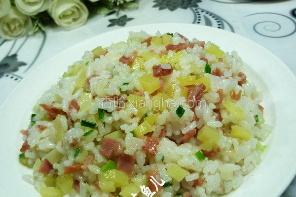 培根土豆炒饭