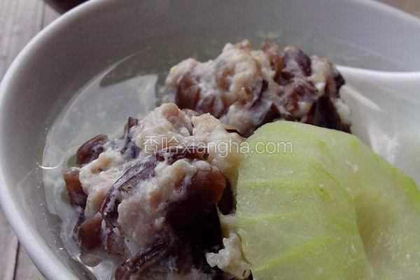 一大锅节瓜肉丸汤