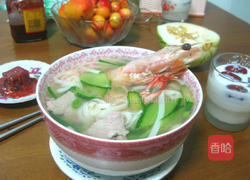 大虾烂面条的做法图解5