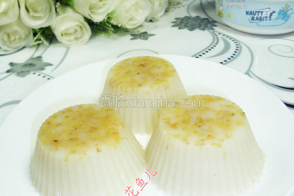 桂花豆浆凉糕