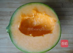 蜜瓜蔓越莓冰琪淋的做法图解1