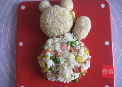 小熊炒饭的做法图解7