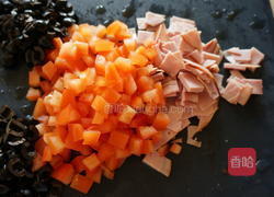 咸芝士火腿蛋糕的做法图解1