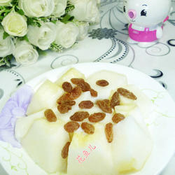 葡萄干奶香黄蜜瓜的做法[图]