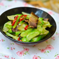 腊肉抱子芥的做法[图]