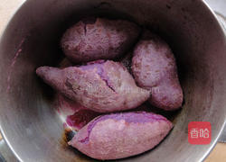 蜂蜜紫薯糕的做法图解2