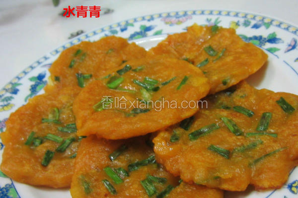 葱香南瓜饼