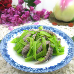 凉拌苦瓜虾爬肉的做法[图]