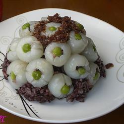 黑糯米荔枝扣的做法[图]