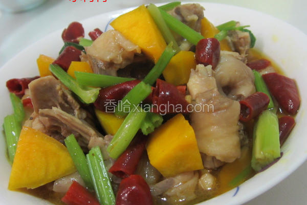 鸡肉南瓜丁