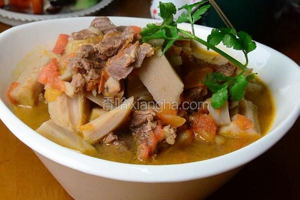 茄汁牛肉炖莲藕