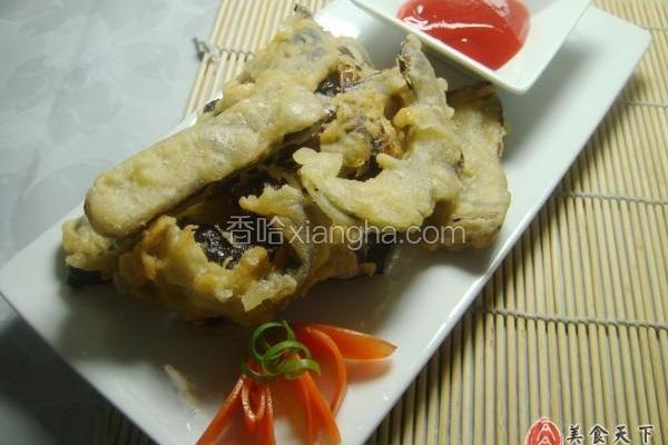 酥炸茄子皮