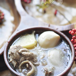 筒子骨芋艿汤的做法[图]
