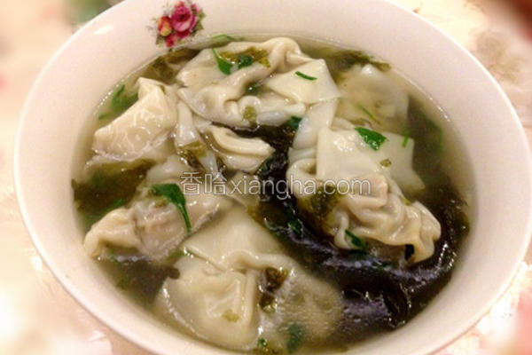 荠菜猪肉馄饨