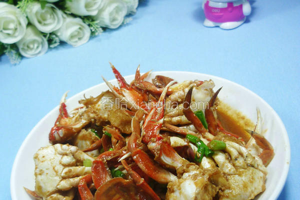 清炒花蟹