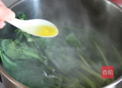 凉拌广东菜心的做法图解3