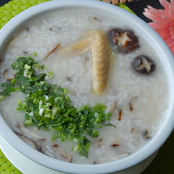 香菇鸡肉粥的做法[图]