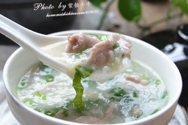 芥菜瘦肉粥的花样做法