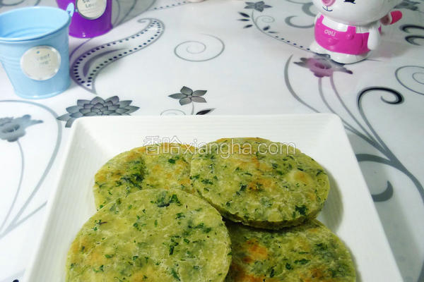 艾草油煎饼