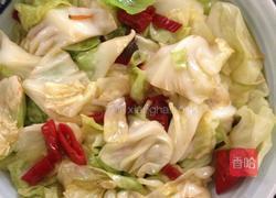 酒椒包菜的做法图解3
