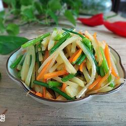韭菜花炒土豆丝的做法[图]