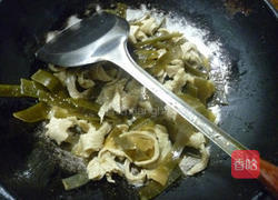 面筋炒海带的做法图解5