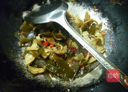 面筋炒海带的做法图解10