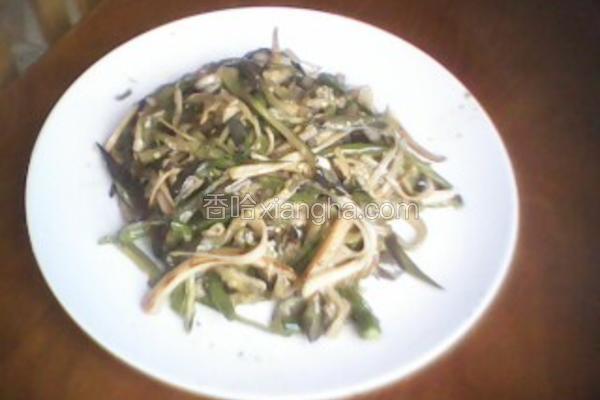 杏鲍菇炒茄丝