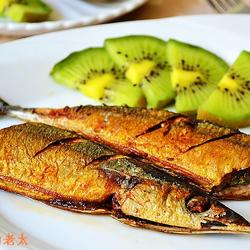 香煎薄荷味秋刀鱼的做法[图]