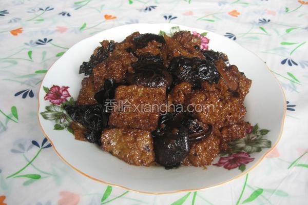 烤麸香菇黑木耳