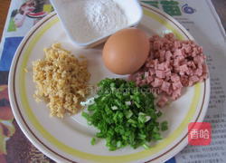 香葱薄饼的做法图解1