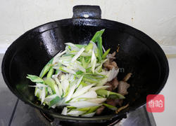 葱爆肉的做法图解8