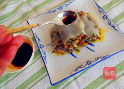 韭菜虾仁肠粉的做法图解19