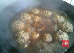 红烧狮子头的做法图解4