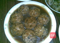 红烧狮子头的做法图解5