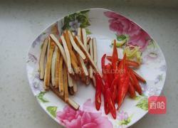 香干蒜薹炒肉丝的做法图解4