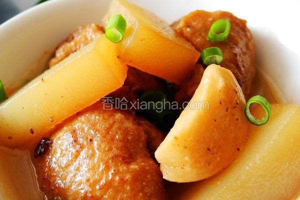 魔芋蒜子烧鸭块