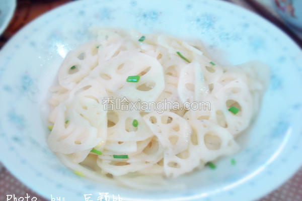 葱香鲜藕片