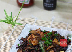 干豆角炒肉的做法图解5