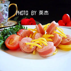 意面穿火腿的做法[图]