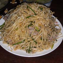 韭菜炒面的做法[图]