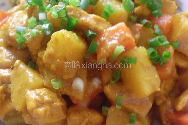 咖喱土豆鸡块