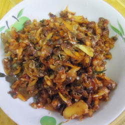孜然蚬子肉干的做法[图]