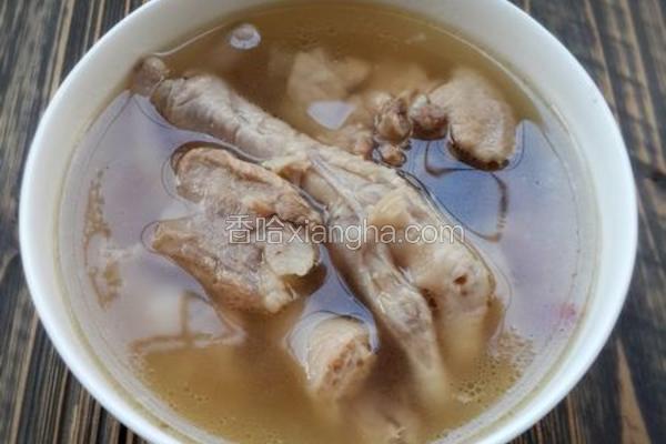 清补凉煲鸡脚