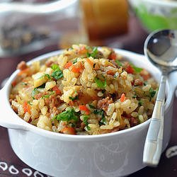 黑椒牛肉炒饭的做法[图]